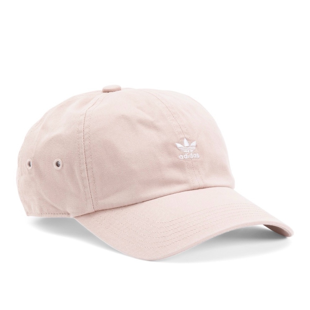 Adidas Originals Mini Logo Relaxed Hat Beige Adjustable NWT